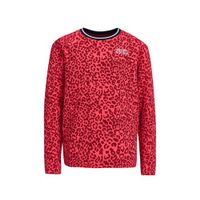 WE Fashion longsleeve met panterprint roze - thumbnail