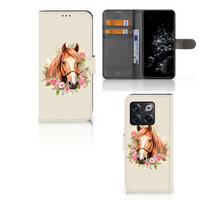 Telefoonhoesje met Pasjes voor OnePlus 10T Paard