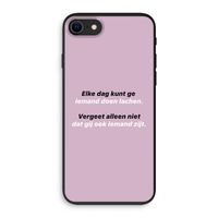 gij zijt ook iemand: iPhone 8 Biologisch afbreekbaar hoesje