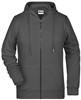 James & Nicholson JN8025 Ladies´ Zip-Hoody - /Graphite-(Solid) - 3XL