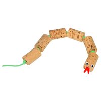 Kids At Work Slangetje Van Kurk Groen - thumbnail