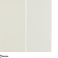 Berker Drukknop 2-voudig s/b wit 85142182
