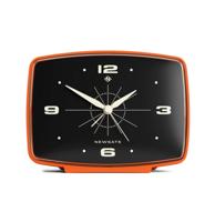 Newgate Brooklyn Klok met Wekker - Oranje