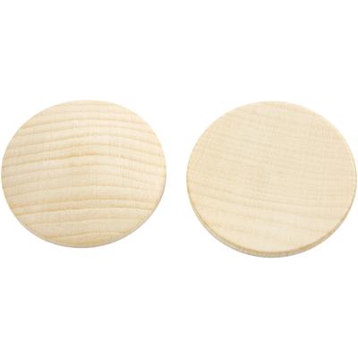Creativ Company Houten knopen, d 40 mm, dikte 6 mm, 10 stuk/ 1 doos