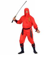 Rode draak ninja pak volwassen - thumbnail