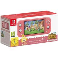 Nintendo Switch Lite Handheld Console Coral + Animal Crossing: New Horizons (Download) Nintendo Switch Lite Handheld Console Coral + Animal Crossing: New Horizons (Download)