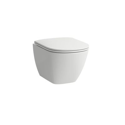 Laufen Lua wandcloset 36x49x34.5cm compact zonder spoelrand zonder antikalkbehandeling Keramiek Pergamon h8200830490001