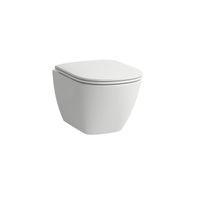 Laufen Lua wandcloset 36x49x34.5cm compact zonder spoelrand zonder antikalkbehandeling Keramiek Pergamon h8200830490001