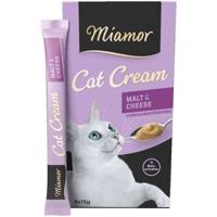 MIAMOR Cat Cream Malt & Cheese - Kattensnoepje - 6x15g