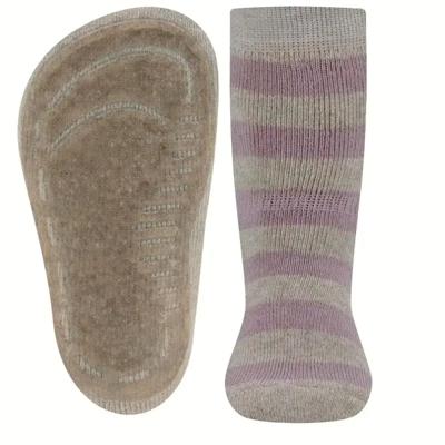 Ewers antislip sokken Stoppi softstep Ringel Dusty Mauve-31-34