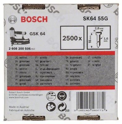 Bosch Accessoires Nagel met verzonken kop SK64 55G - 2608200506