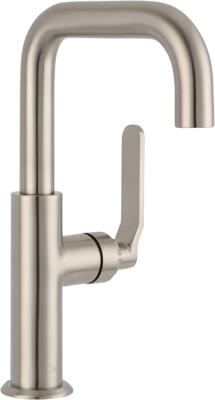 Ben Industor wastafelkraan met cold start RVS-look