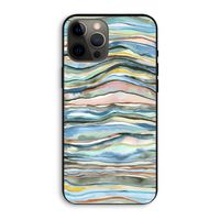 Watercolor Agate: iPhone 12 Pro Max Biologisch afbreekbaar hoesje
