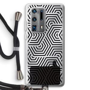 Magic pattern: Huawei P40 Pro Plus Transparant Hoesje met koord