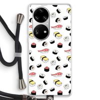 Sushi time: Huawei P50 Pro Transparant Hoesje met koord