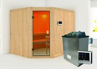 Karibu | Horna Sauna | Kachel 9 kW Externe Bediening - thumbnail