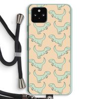 Dinos: Pixel 5a 5G Transparant Hoesje met koord