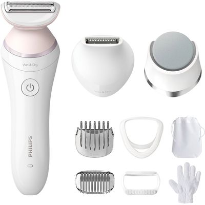 Lady Shaver Series 8000 BRL176/00 Snoerloos scheerapparaat voor nat en droog gebruik