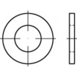 TOOLCRAFT Onderlegring 1479 Staal 200 stuk(s) TO-5441730