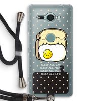 Sleep All Day: Sony Xperia XZ2 Compact Transparant Hoesje met koord