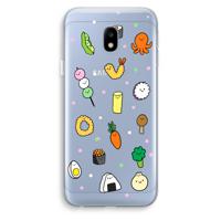 Happy bento friends: Samsung Galaxy J3 (2017) Transparant Hoesje - thumbnail