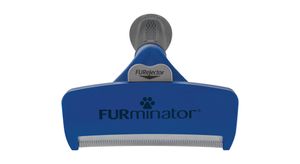 FURminator 8117940112600 huisdierborstel & -kam Zwart, Blauw Hond Hulpmiddel tegen verharen (deshedder)