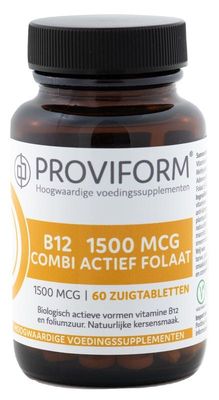 Vitamine B12 1500mcg combi actief folaat