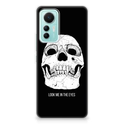 Silicone Back Case Xiaomi 12 Lite Skull Eyes Silicone Back Case Xiaomi 12 Lite Skull Eyes