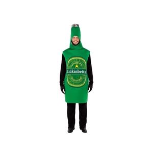 Groen bierflesje outfit voor volwassenen M/L (T-04)  -