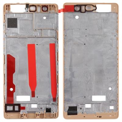 Front behuizing LCD frame bezel plaat voor Huawei P9 (goud)