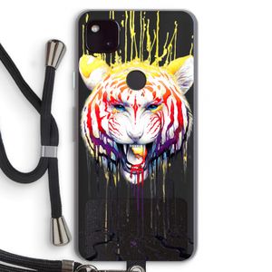 Fading: Pixel 4a 5G Transparant Hoesje met koord