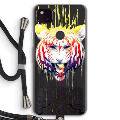 Fading: Pixel 4a 5G Transparant Hoesje met koord