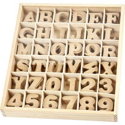 Creativ Company Letters & cijfers - mdf, 288st.