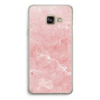 Roze marmer: Samsung Galaxy A3 (2016) Transparant Hoesje