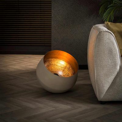 LifestyleFurn Tafellamp 'Ronnita' Naturel Grey, Ø50cm
