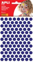 Apli Kids stickers, cirkel diameter 10,5 mm, blister met 528 stuks, blauw - thumbnail