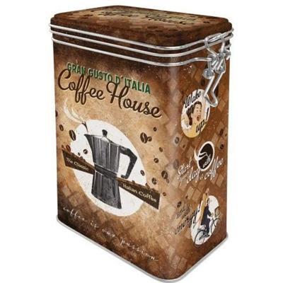 Nostalgic Art?Koffie bewaarblik? - Metalen - luchtdicht - 1300 ml -?Coffee House