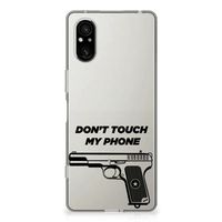 Sony Xperia 5 V Silicone-hoesje Pistol DTMP