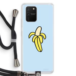 Banana: Samsung Galaxy S10 Lite Transparant Hoesje met koord