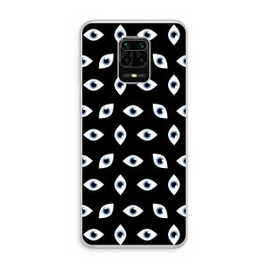 Eyes pattern: Xiaomi Redmi Note 10 Lite Transparant Hoesje