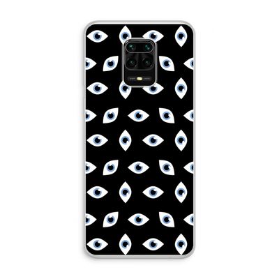 Eyes pattern: Xiaomi Redmi Note 10 Lite Transparant Hoesje