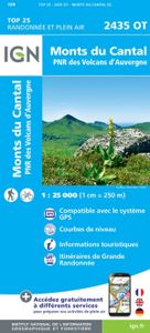 Wandelkaart - Topografische kaart 2435OT Monts du Cantal | IGN - Insti