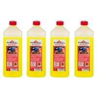 4x Brandpasta / gel fles 1 liter