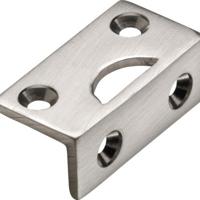 Hoeksluitplaat halfronde stang MMNO