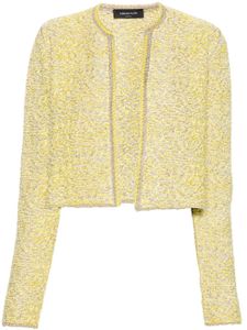 Fabiana Filippi marl-knit open-front cardigan - Jaune