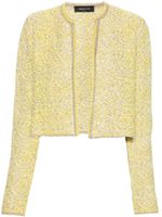 Fabiana Filippi marl-knit open-front cardigan - Jaune