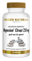 Golden Naturals Magnesium Citraat 250mg Capsules - thumbnail