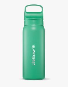 LifeStraw Go 2.0 Stainless Steel Water Filter Bottle - 700 ml - Cactus Green