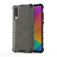 Schokbestendige honingraat PC + TPU Case voor Xiaomi CC9/a3 Lite (zwart)