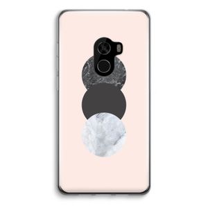 Marmeren cirkels: Xiaomi Mi Mix 2 Transparant Hoesje